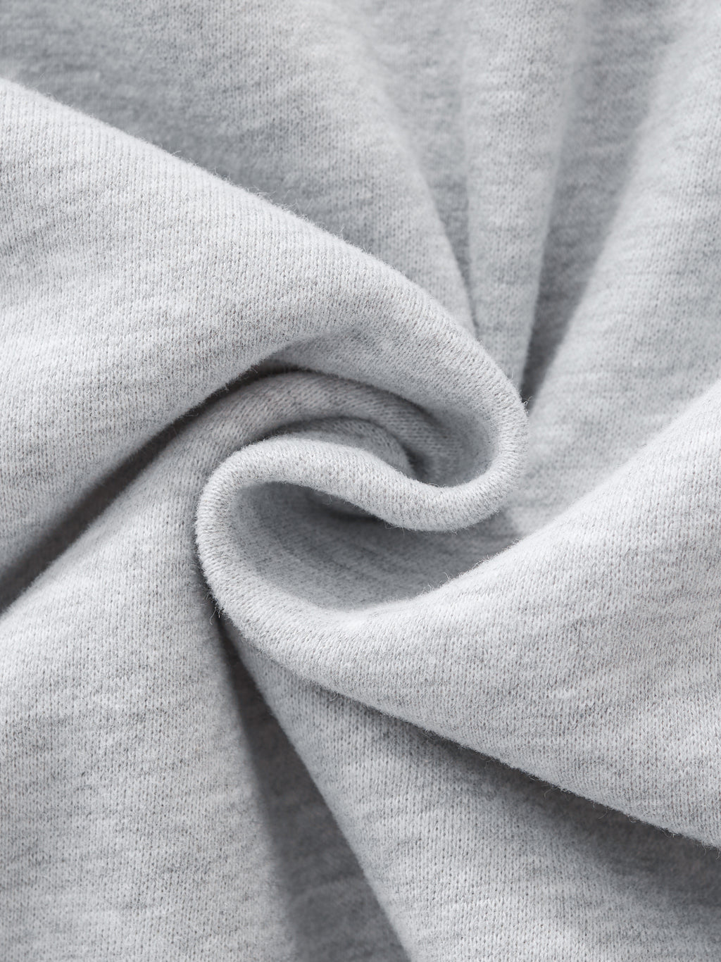 ‘HW’ Contrast-Stitched Fleece Zip Hoodie