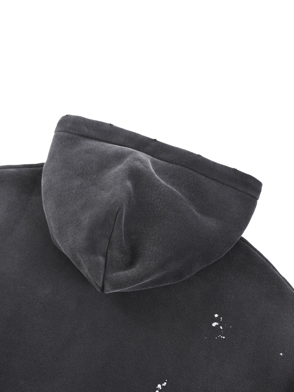 ‘H-worthy’ Vintage Frayed Fleece Hoodie