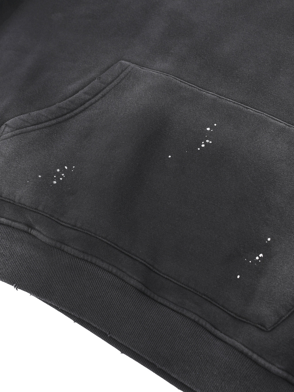 ‘H-worthy’ Vintage Frayed Fleece Hoodie