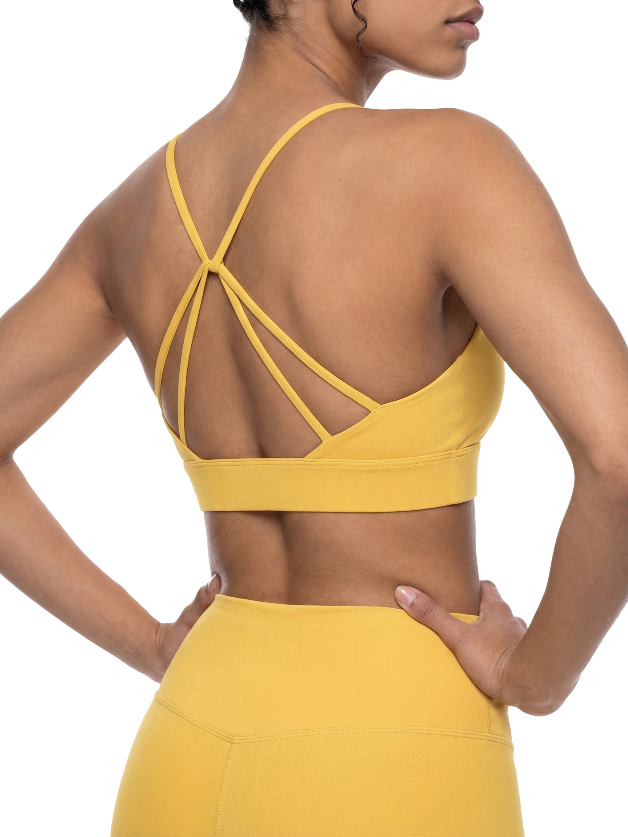 ‘H-worthy’ Criss Cross Yoga Sports Bra